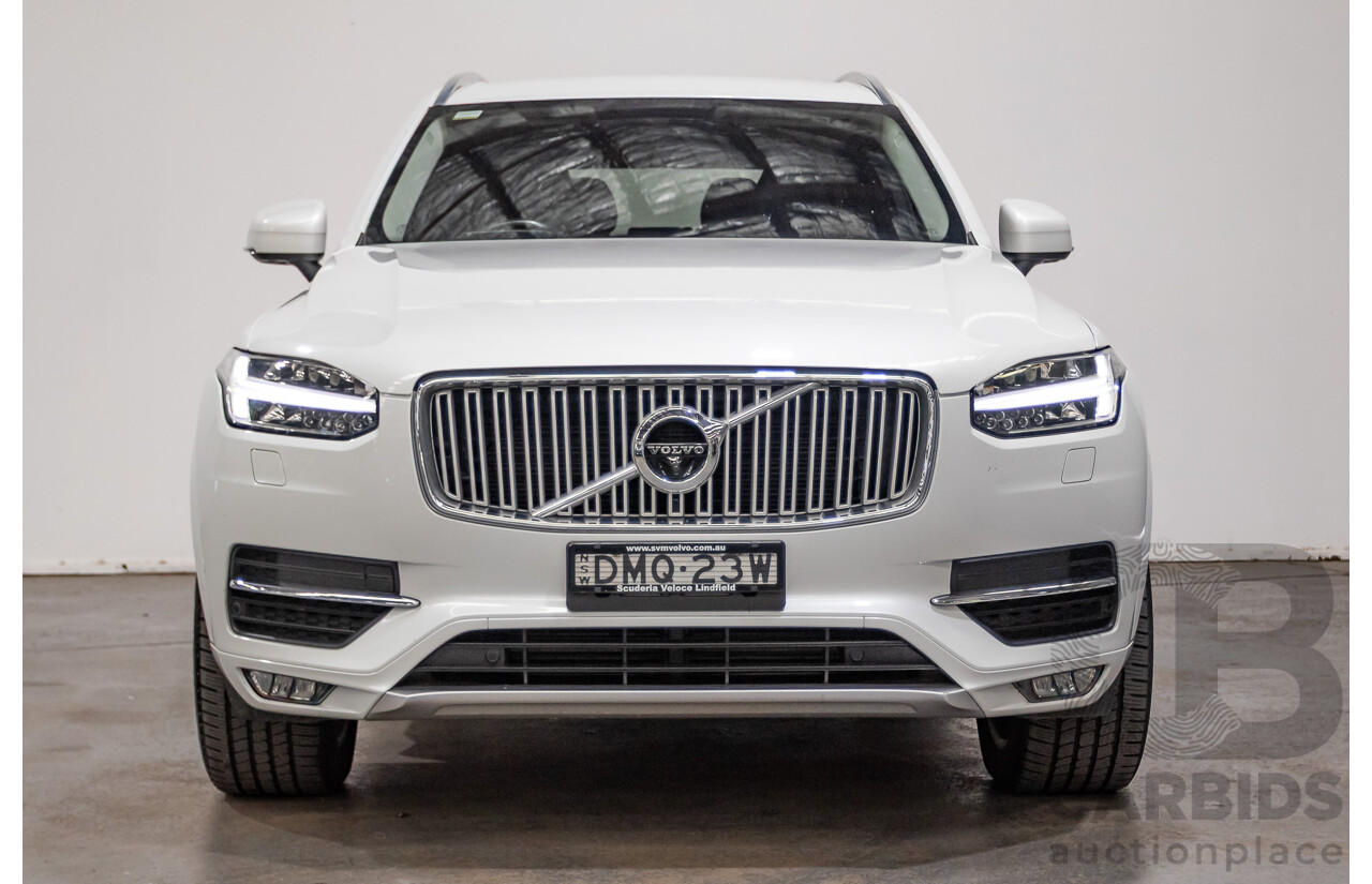 3/2017 Volvo XC90 D5 Inscription (AWD) 256 MY17 4D Wagon Crystal White Pearl Twin Turbo Diesel 2.0L - 7 seater