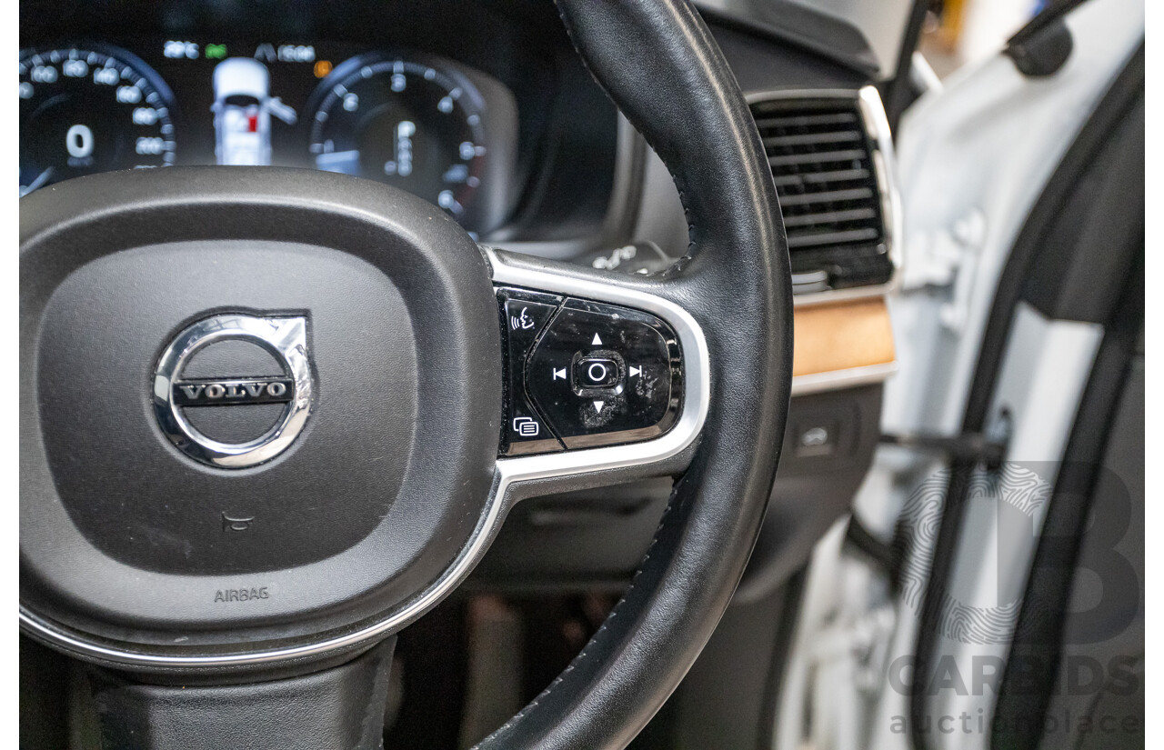 3/2017 Volvo XC90 D5 Inscription (AWD) 256 MY17 4D Wagon Crystal White Pearl Twin Turbo Diesel 2.0L - 7 seater