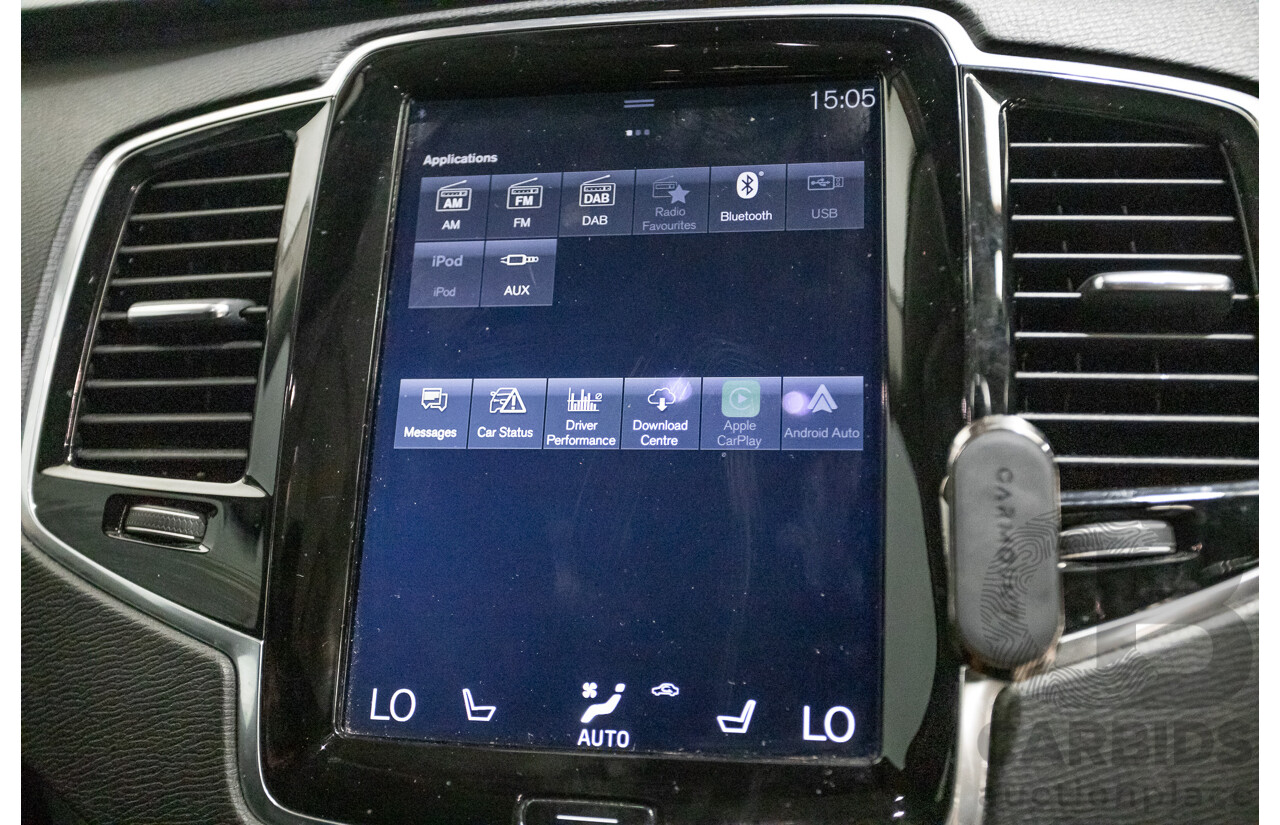 3/2017 Volvo XC90 D5 Inscription (AWD) 256 MY17 4D Wagon Crystal White Pearl Twin Turbo Diesel 2.0L - 7 seater