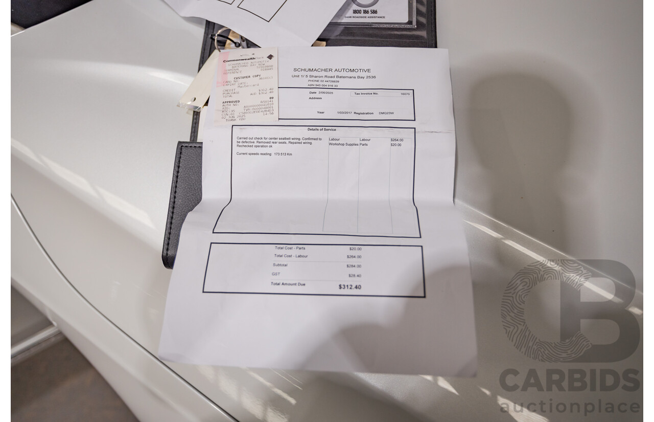 3/2017 Volvo XC90 D5 Inscription (AWD) 256 MY17 4D Wagon Crystal White Pearl Twin Turbo Diesel 2.0L - 7 seater