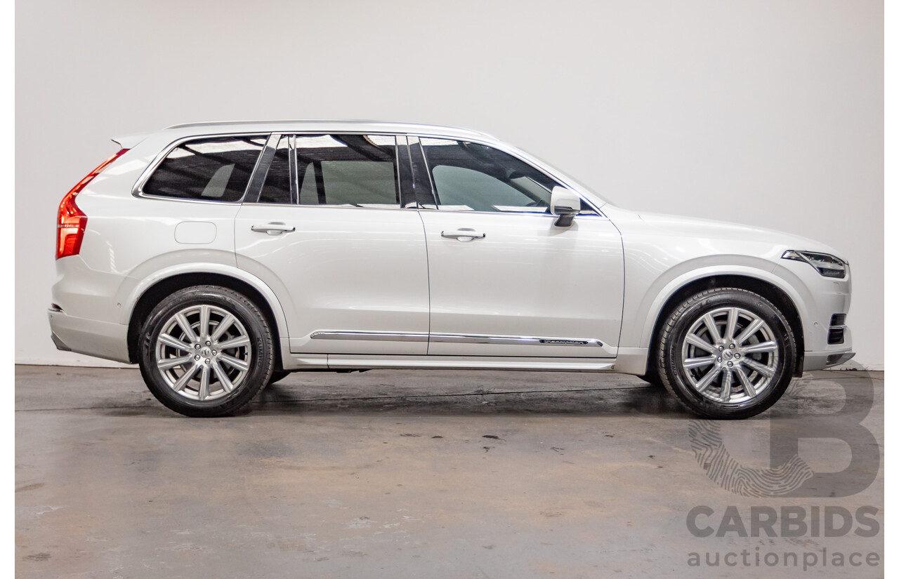 3/2017 Volvo XC90 D5 Inscription (AWD) 256 MY17 4D Wagon Crystal White Pearl Twin Turbo Diesel 2.0L - 7 seater