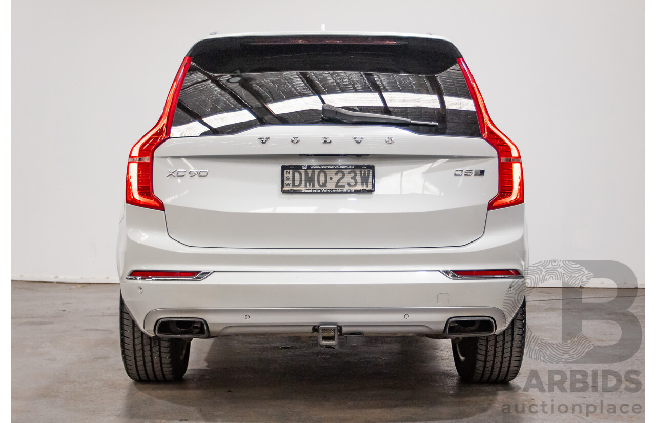 3/2017 Volvo XC90 D5 Inscription (AWD) 256 MY17 4D Wagon Crystal White Pearl Twin Turbo Diesel 2.0L - 7 seater