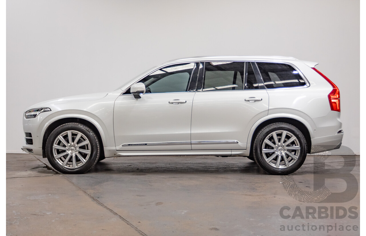 3/2017 Volvo XC90 D5 Inscription (AWD) 256 MY17 4D Wagon Crystal White Pearl Twin Turbo Diesel 2.0L - 7 seater