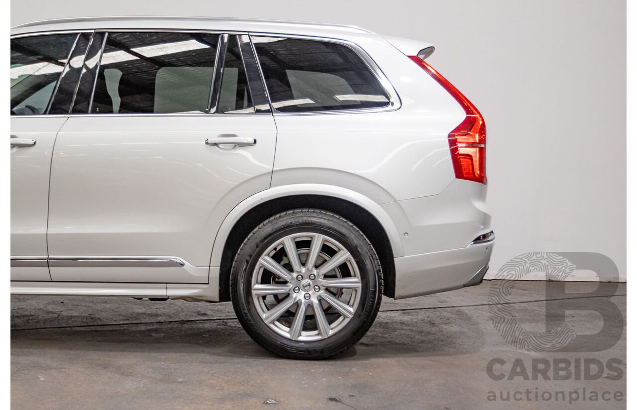 3/2017 Volvo XC90 D5 Inscription (AWD) 256 MY17 4D Wagon Crystal White Pearl Twin Turbo Diesel 2.0L - 7 seater