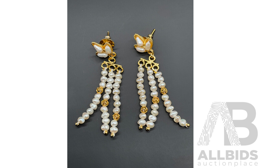 Freshwater Pearl  Necklace & Earring Set