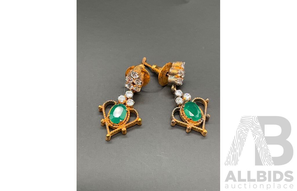 Floral Necklace, Ring & Earring Set