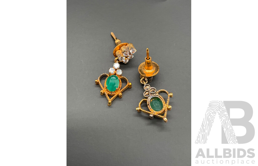 Floral Necklace, Ring & Earring Set