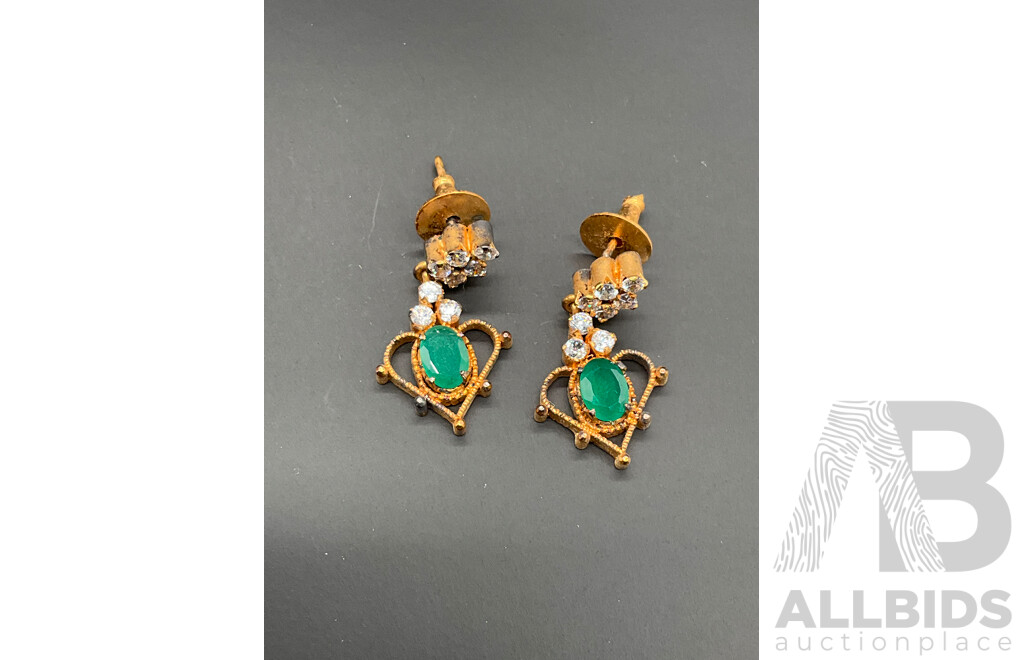 Floral Necklace, Ring & Earring Set