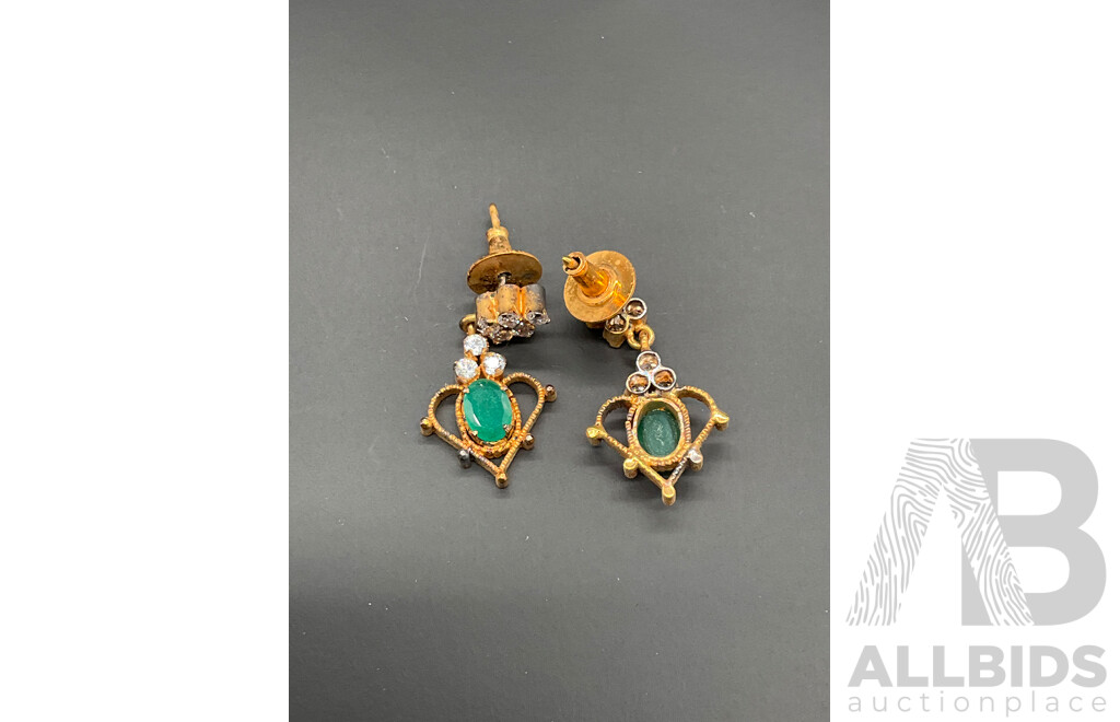 Floral Necklace, Ring & Earring Set