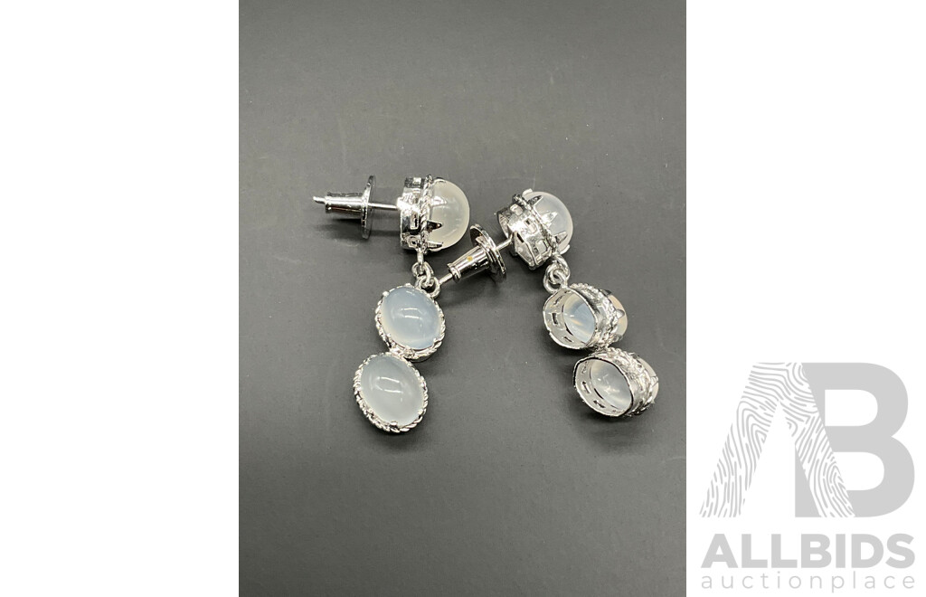 Moonstone Necklace, Ring & Earring Set