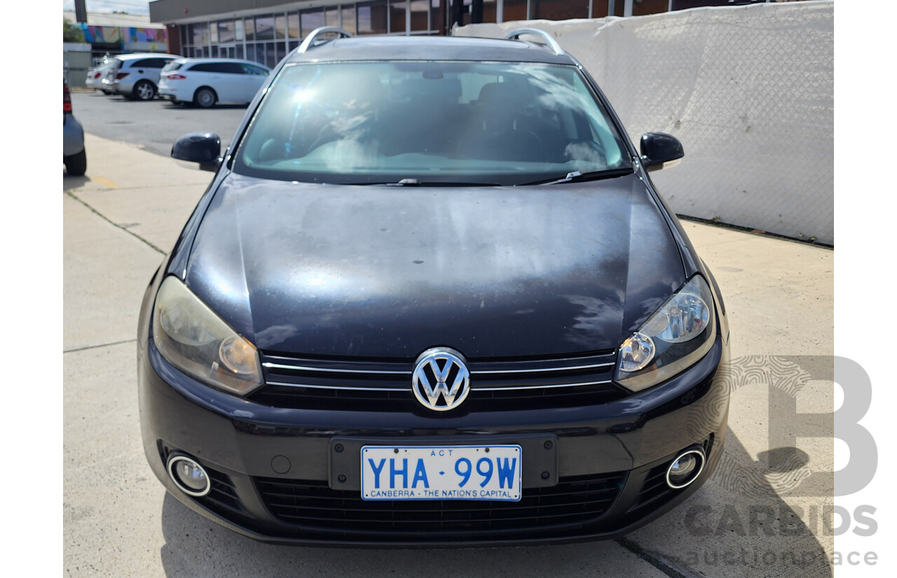 2/2010 Volkswagen Golf 118 TSI Comfortline 1K MY10 4d Wagon Black 1.4L