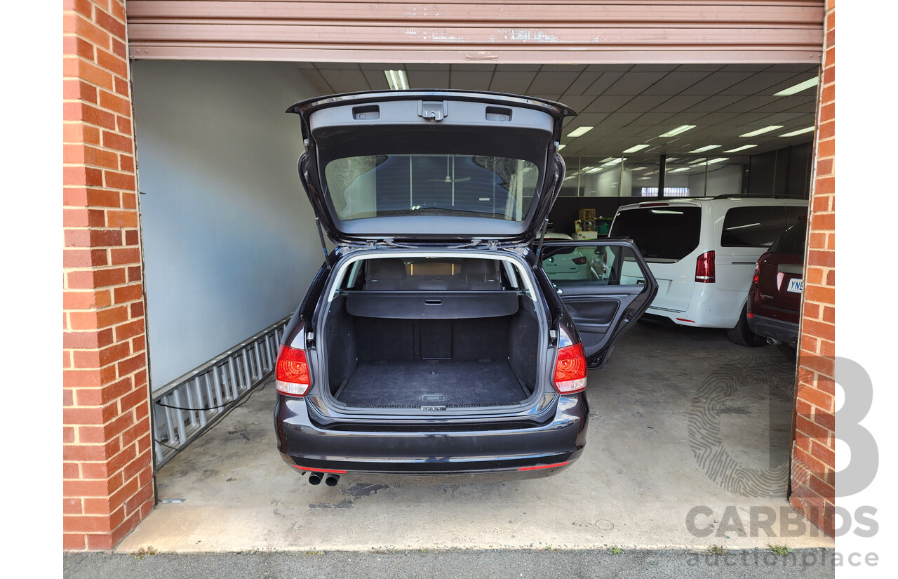 2/2010 Volkswagen Golf 118 TSI Comfortline 1K MY10 4d Wagon Black 1.4L