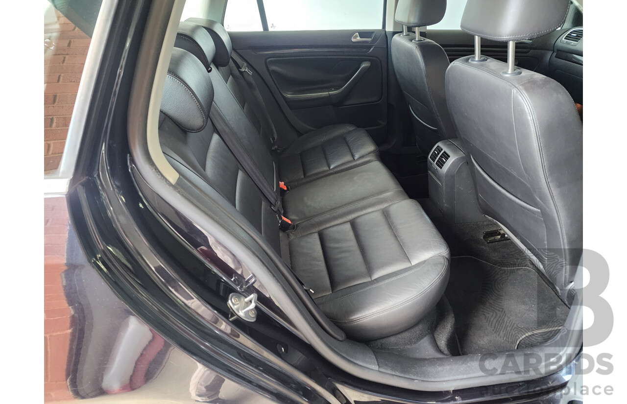 2/2010 Volkswagen Golf 118 TSI Comfortline 1K MY10 4d Wagon Black 1.4L