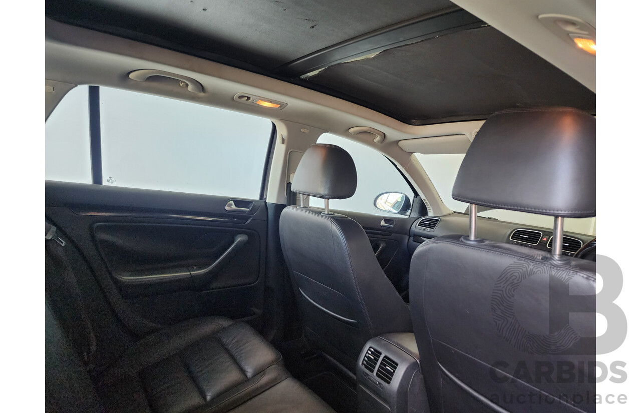 2/2010 Volkswagen Golf 118 TSI Comfortline 1K MY10 4d Wagon Black 1.4L