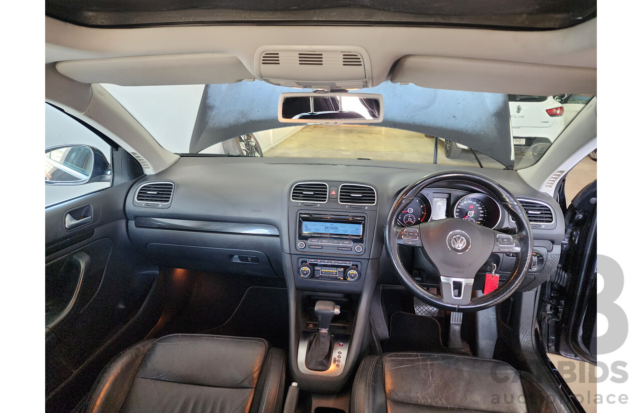 2/2010 Volkswagen Golf 118 TSI Comfortline 1K MY10 4d Wagon Black 1.4L