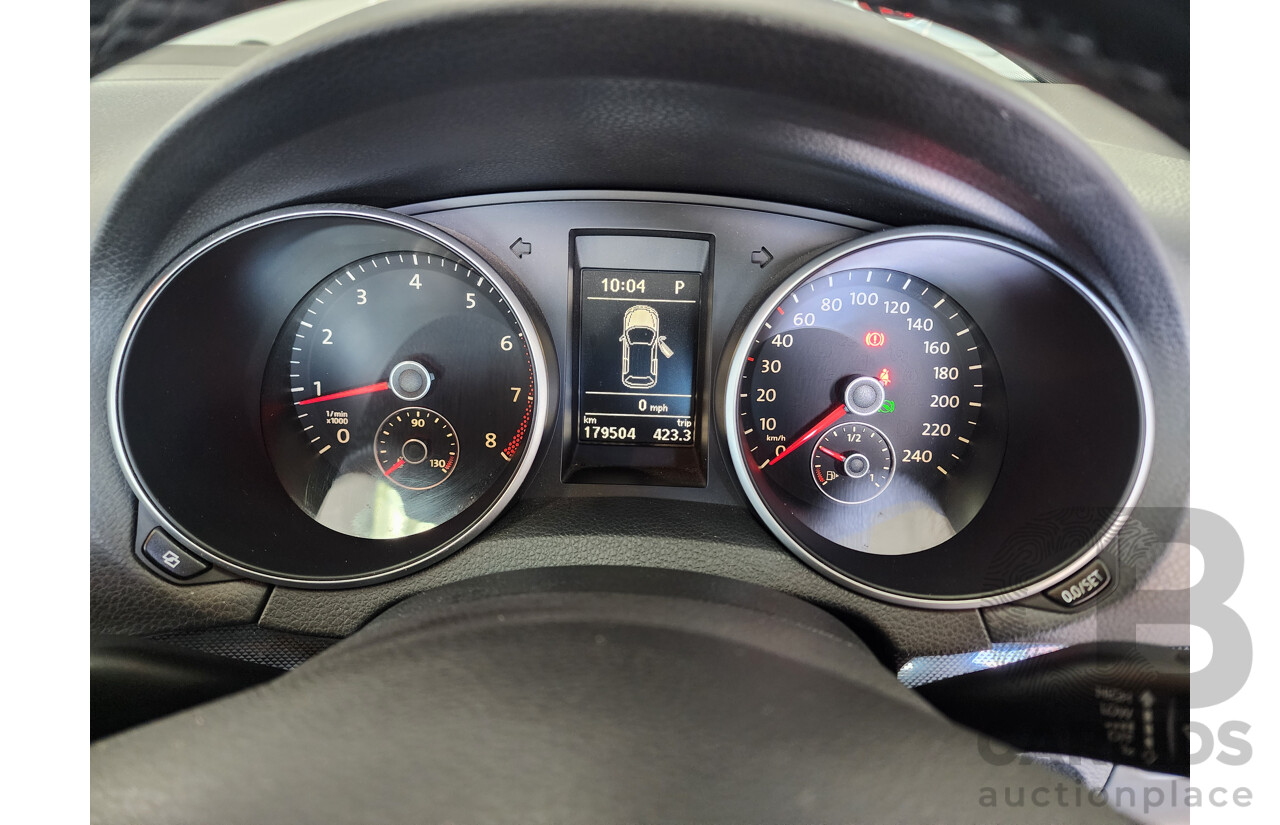 2/2010 Volkswagen Golf 118 TSI Comfortline 1K MY10 4d Wagon Black 1.4L