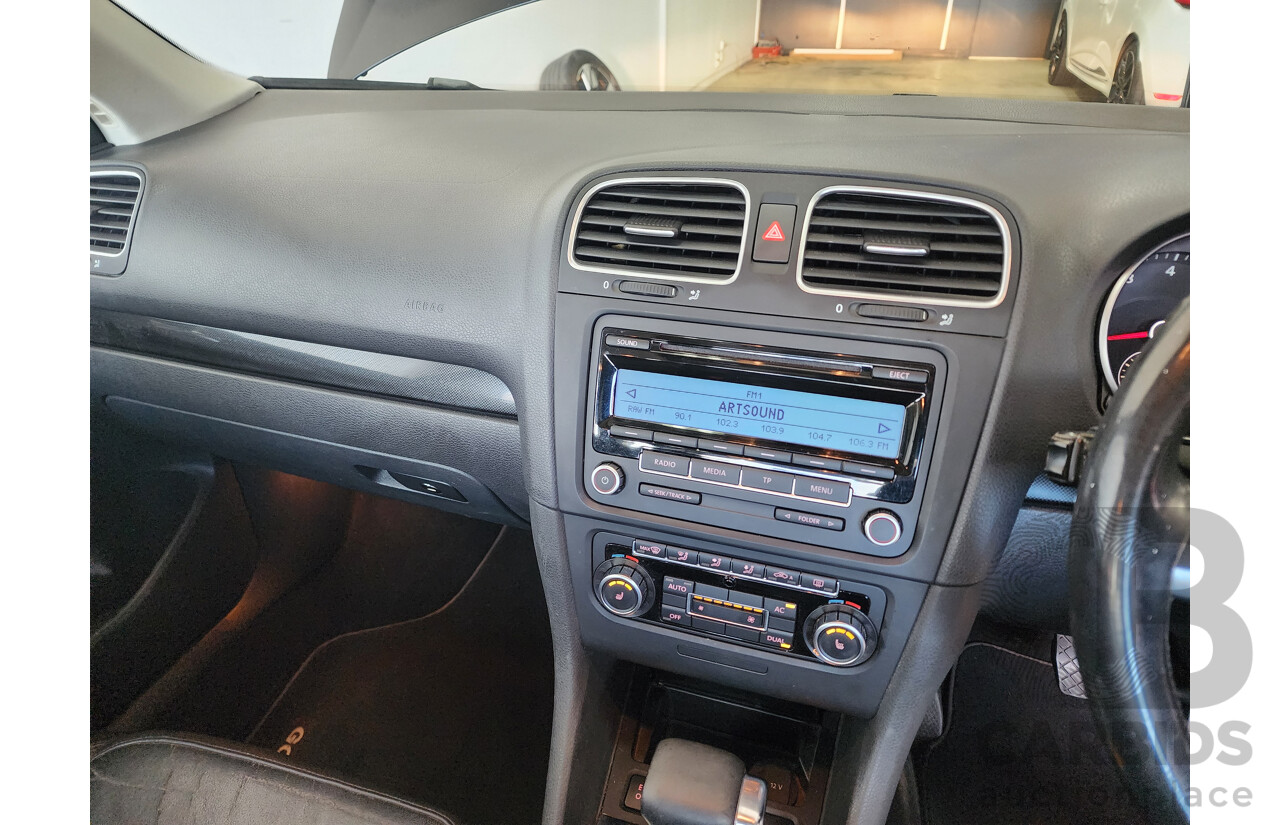 2/2010 Volkswagen Golf 118 TSI Comfortline 1K MY10 4d Wagon Black 1.4L