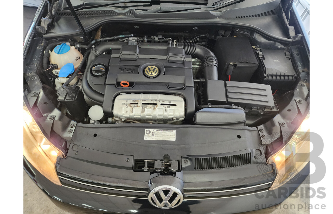 2/2010 Volkswagen Golf 118 TSI Comfortline 1K MY10 4d Wagon Black 1.4L