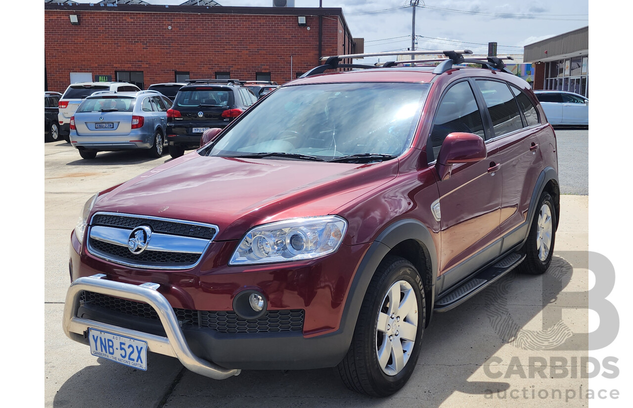 5/2010 Holden Captiva CX (4x4) CG MY10 4d Wagon Maroon 2.0L