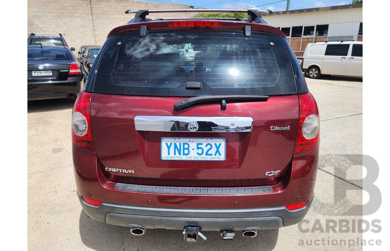 5/2010 Holden Captiva CX (4x4) CG MY10 4d Wagon Maroon 2.0L