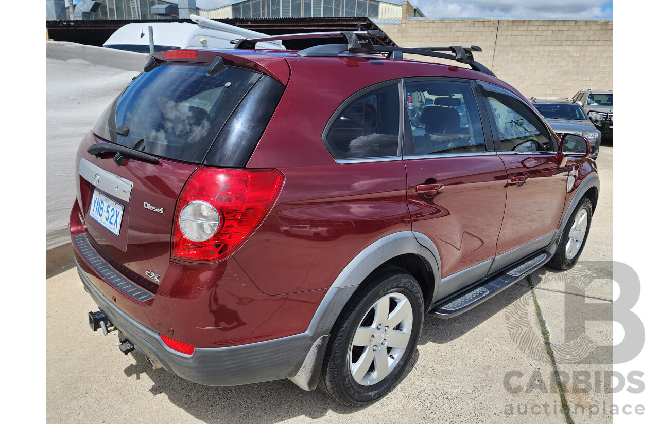 5/2010 Holden Captiva CX (4x4) CG MY10 4d Wagon Maroon 2.0L