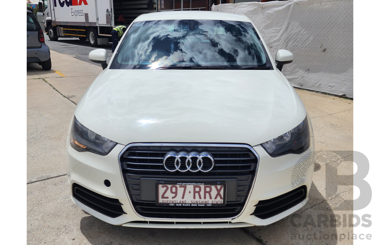6/2011 Audi A1 1.4 TFSI Attraction 8X 3d Hatchback White 1.4L