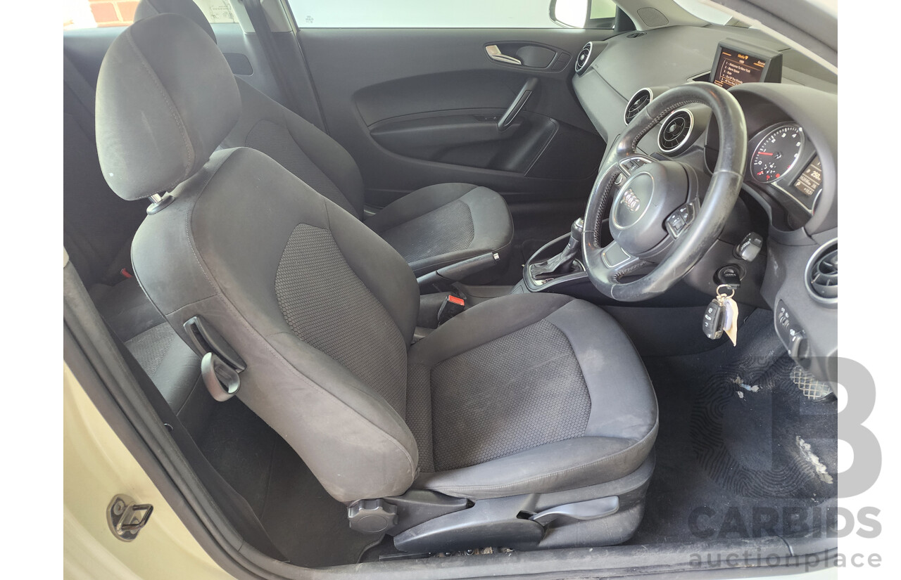6/2011 Audi A1 1.4 TFSI Attraction 8X 3d Hatchback White 1.4L