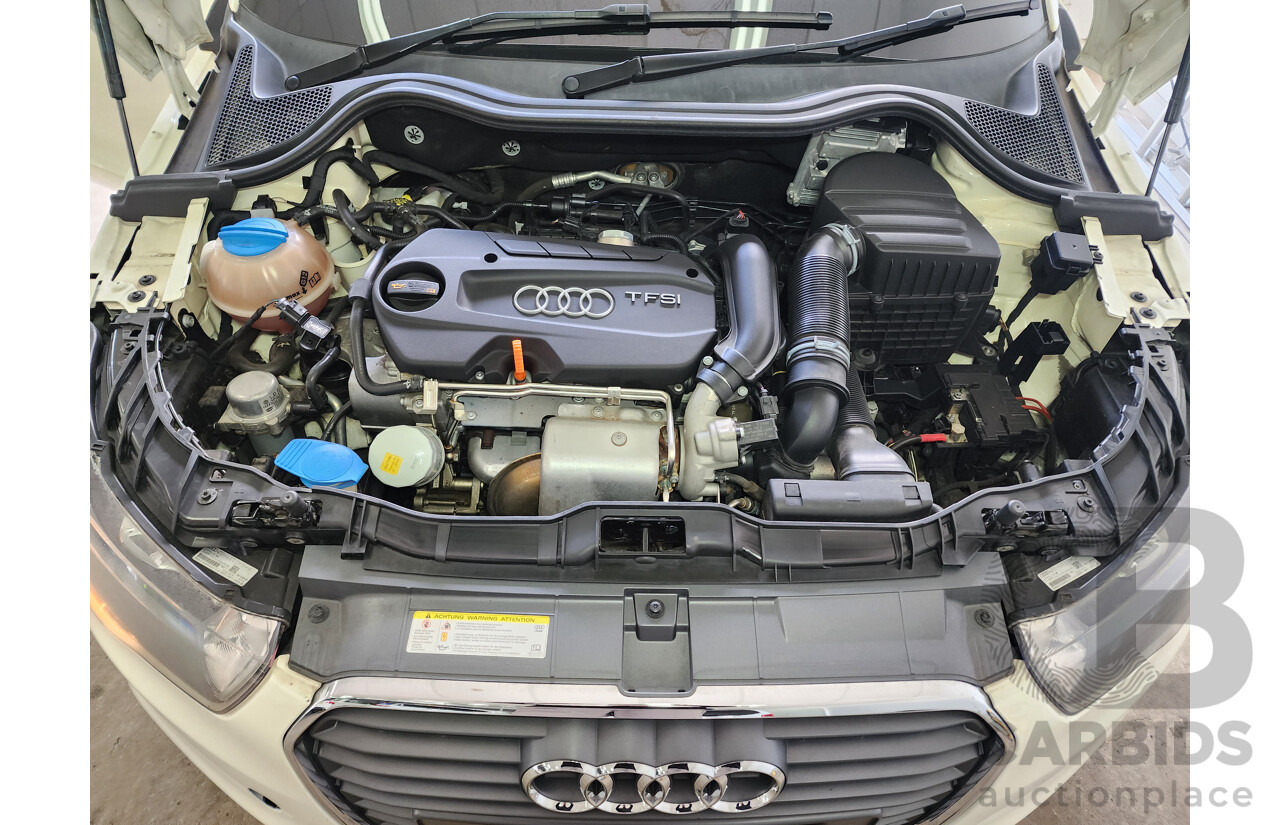 6/2011 Audi A1 1.4 TFSI Attraction 8X 3d Hatchback White 1.4L