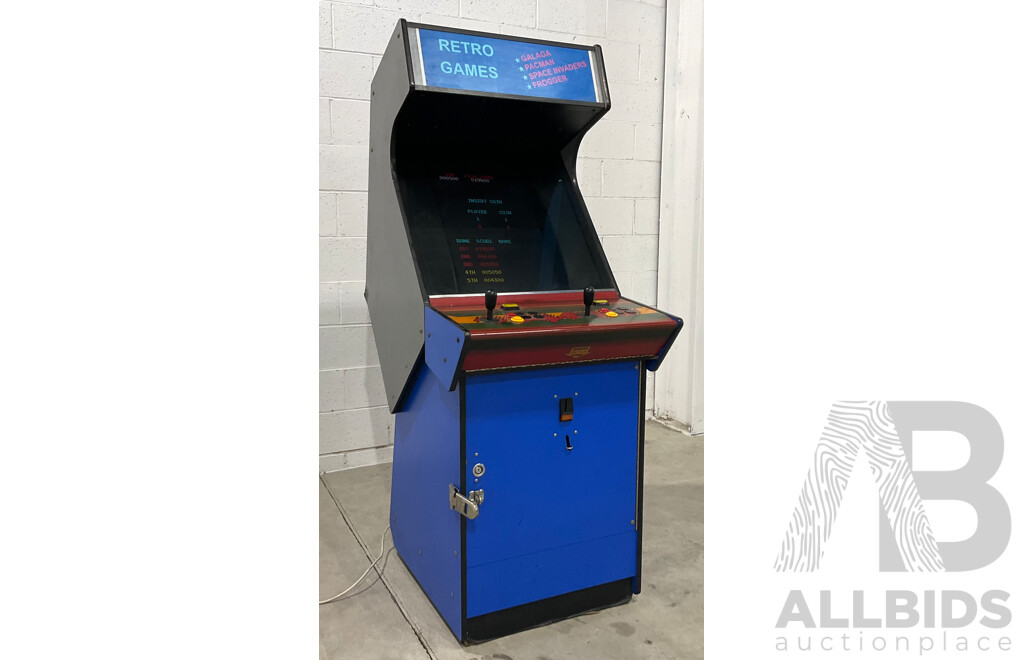 Upright Retro Games Arcade Machine - Lot 1633875 | ALLBIDS
