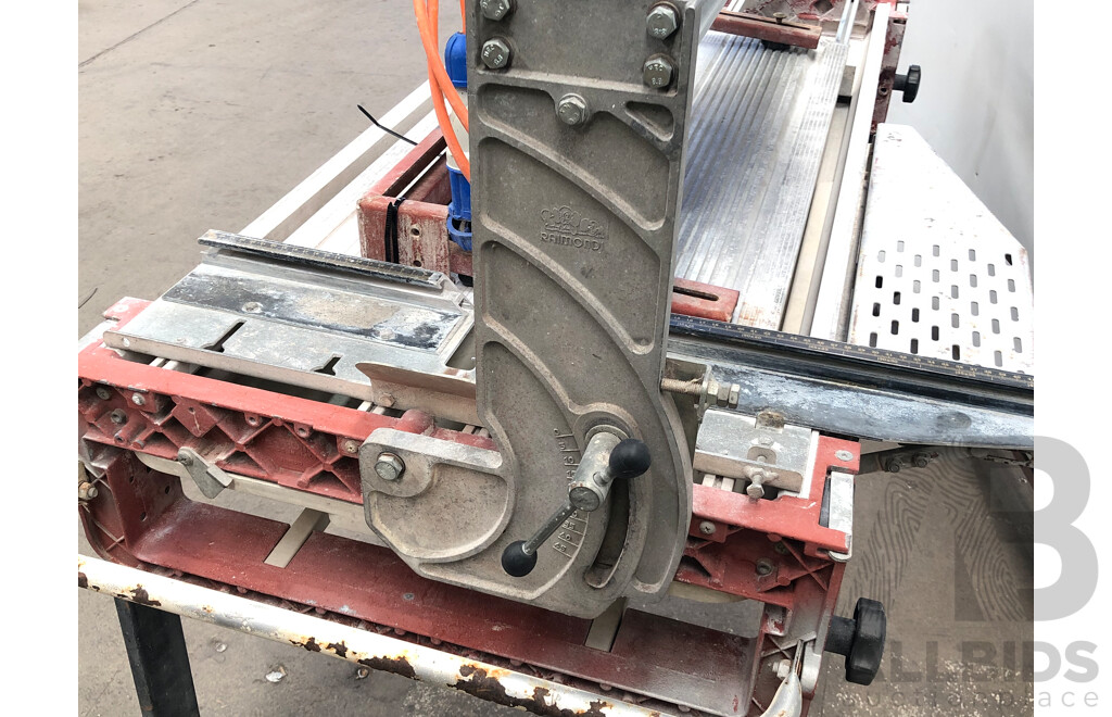 Raimondi Electric Wet Tile Saw with Mobile Stand