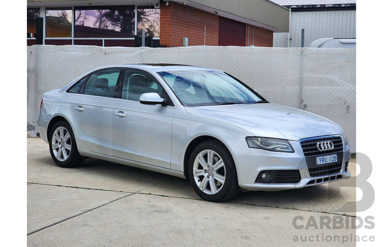 5/2012 Audi A4 2.0 TFSI B8 (8K) MY12 4d Sedan Silver 2.0L