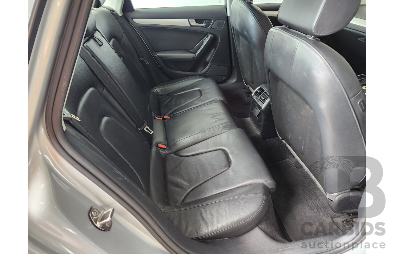 5/2012 Audi A4 2.0 TFSI B8 (8K) MY12 4d Sedan Silver 2.0L