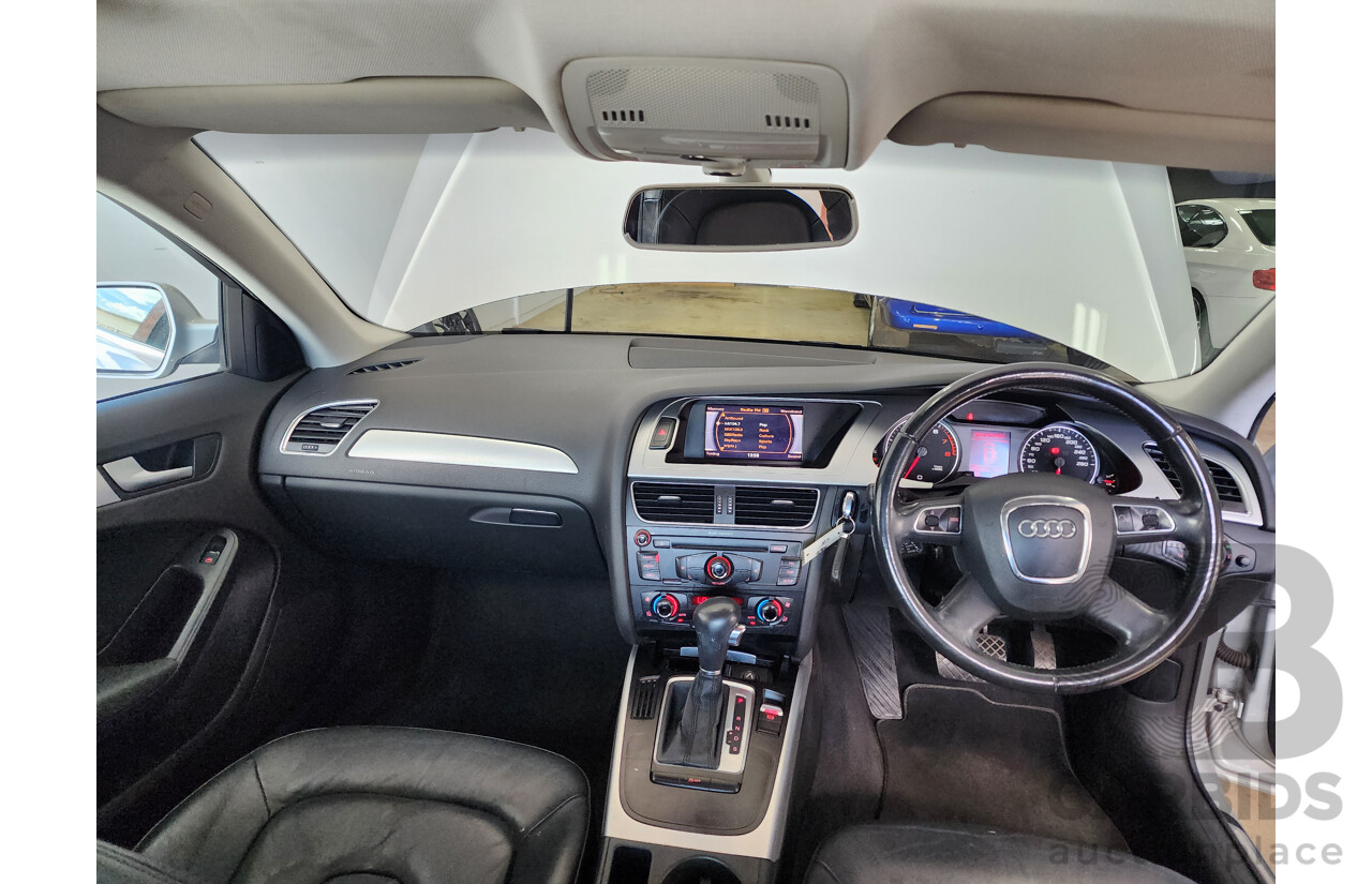 5/2012 Audi A4 2.0 TFSI B8 (8K) MY12 4d Sedan Silver 2.0L