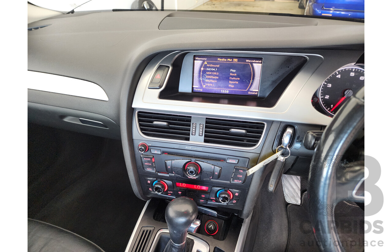 5/2012 Audi A4 2.0 TFSI B8 (8K) MY12 4d Sedan Silver 2.0L