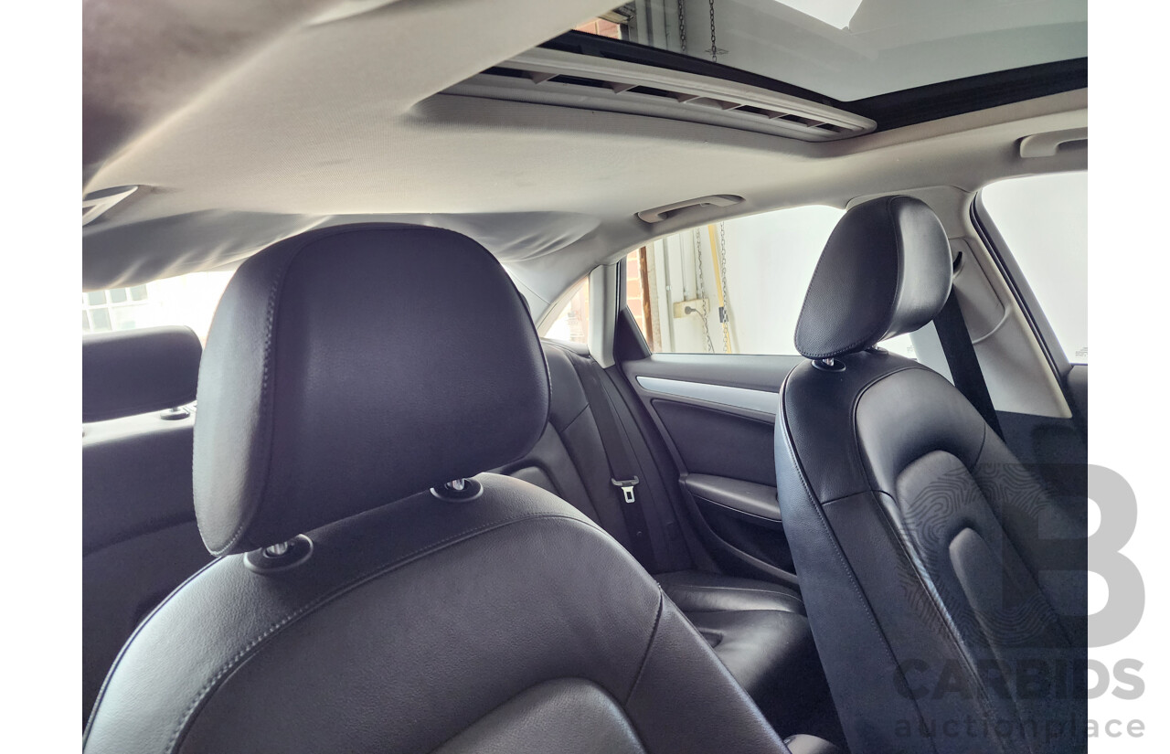 5/2012 Audi A4 2.0 TFSI B8 (8K) MY12 4d Sedan Silver 2.0L