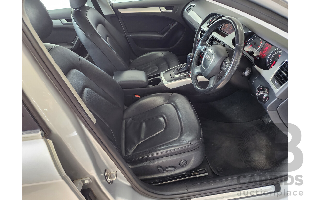 5/2012 Audi A4 2.0 TFSI B8 (8K) MY12 4d Sedan Silver 2.0L