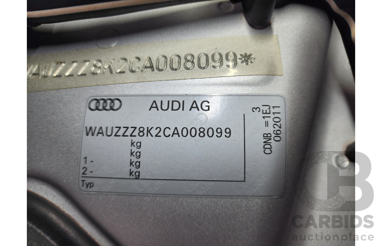 5/2012 Audi A4 2.0 TFSI B8 (8K) MY12 4d Sedan Silver 2.0L