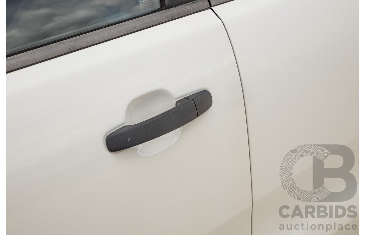 6/2013 Ford Ranger XLS (4x4) PX Dual Cab Utility White Turbo Diesel 3.2L