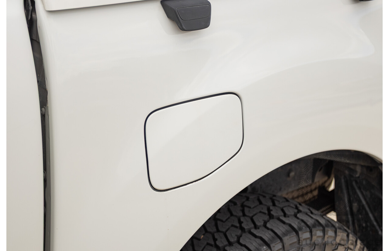 6/2013 Ford Ranger XLS (4x4) PX Dual Cab Utility White Turbo Diesel 3.2L