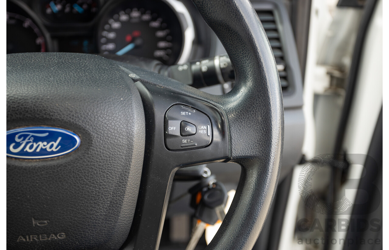 6/2013 Ford Ranger XLS (4x4) PX Dual Cab Utility White Turbo Diesel 3.2L