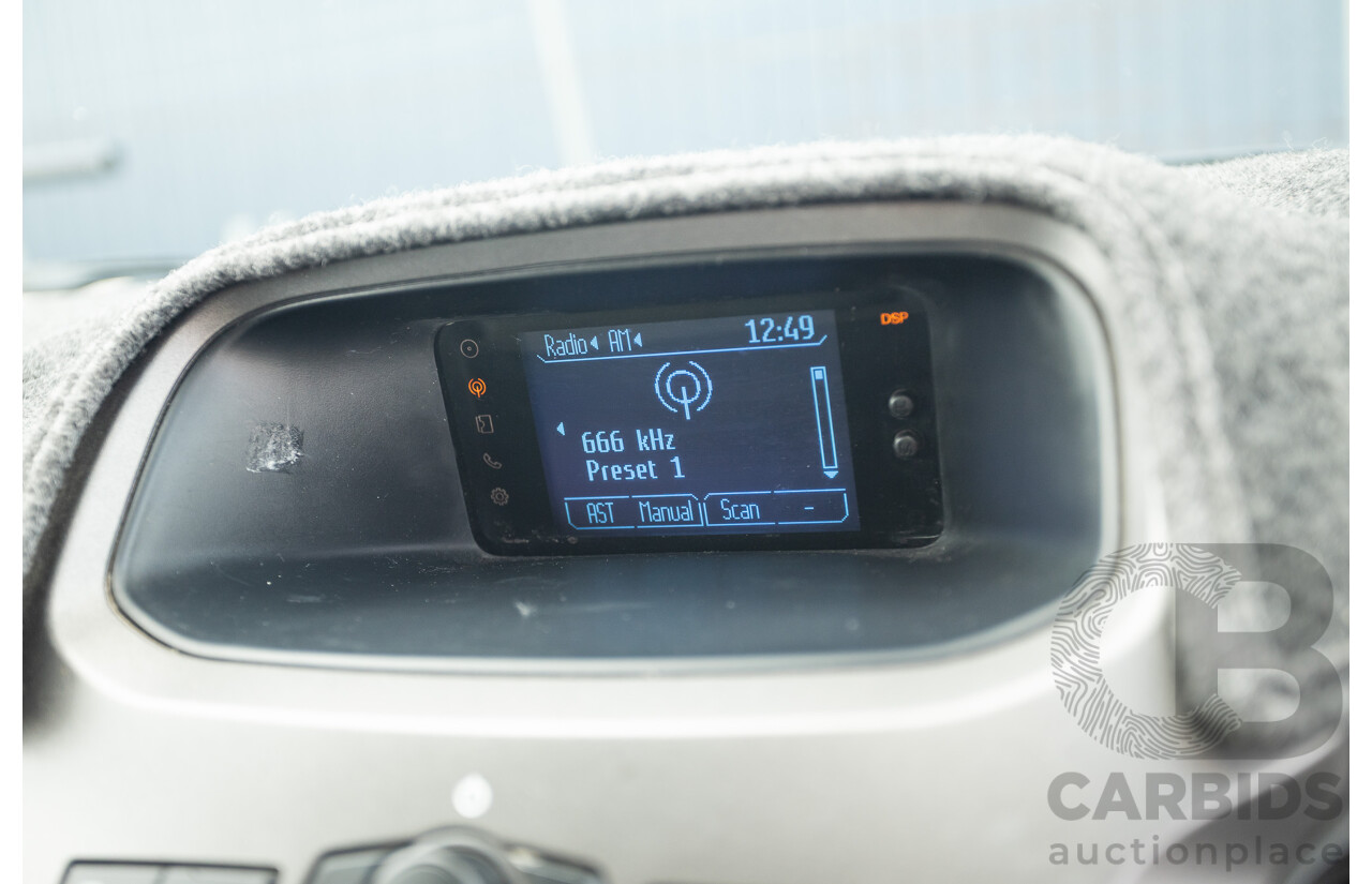 6/2013 Ford Ranger XLS (4x4) PX Dual Cab Utility White Turbo Diesel 3.2L