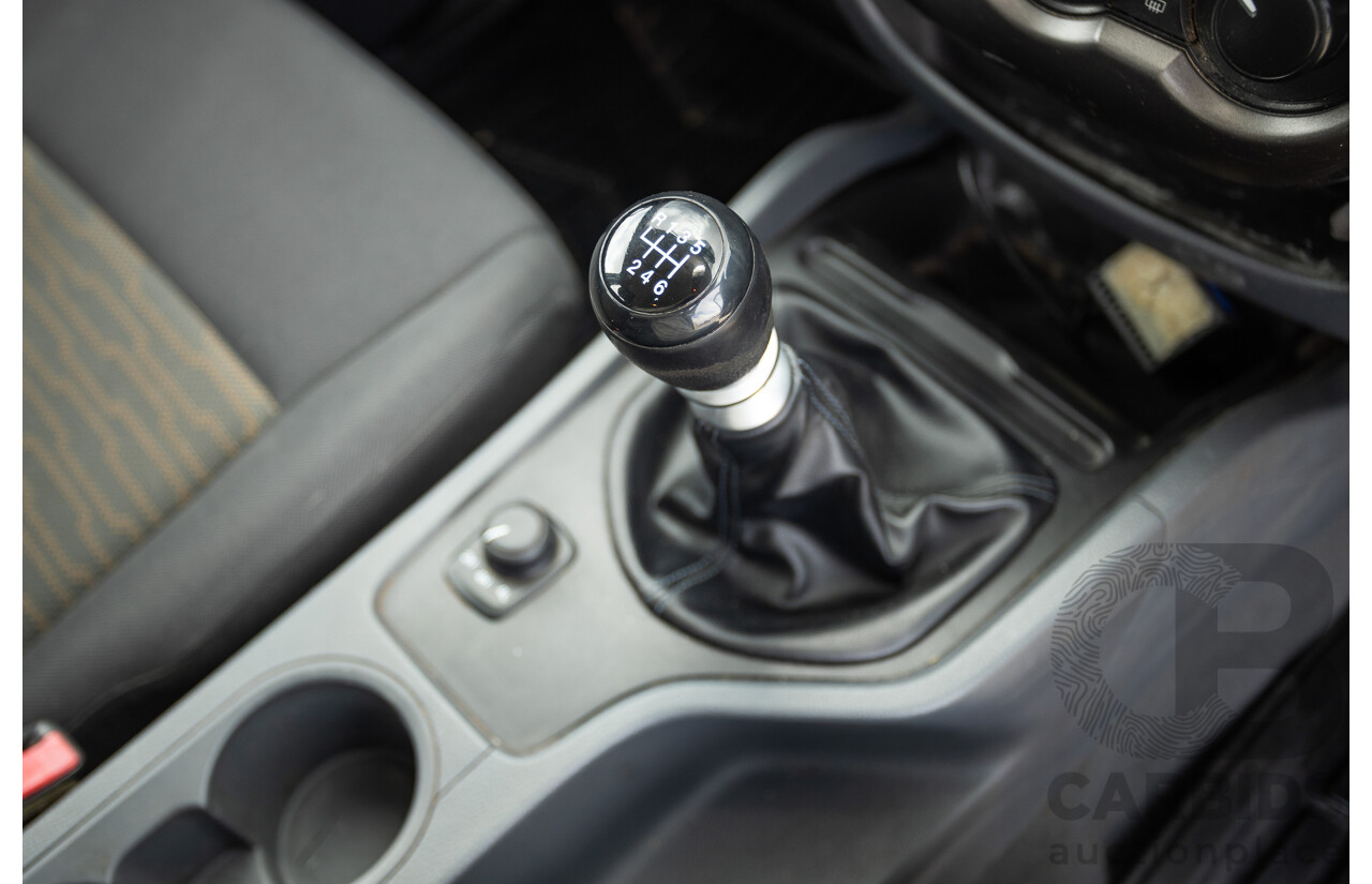 6/2013 Ford Ranger XLS (4x4) PX Dual Cab Utility White Turbo Diesel 3.2L