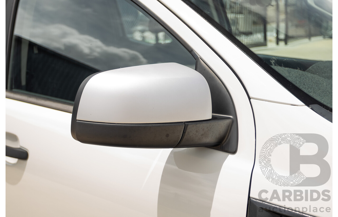 6/2013 Ford Ranger XLS (4x4) PX Dual Cab Utility White Turbo Diesel 3.2L