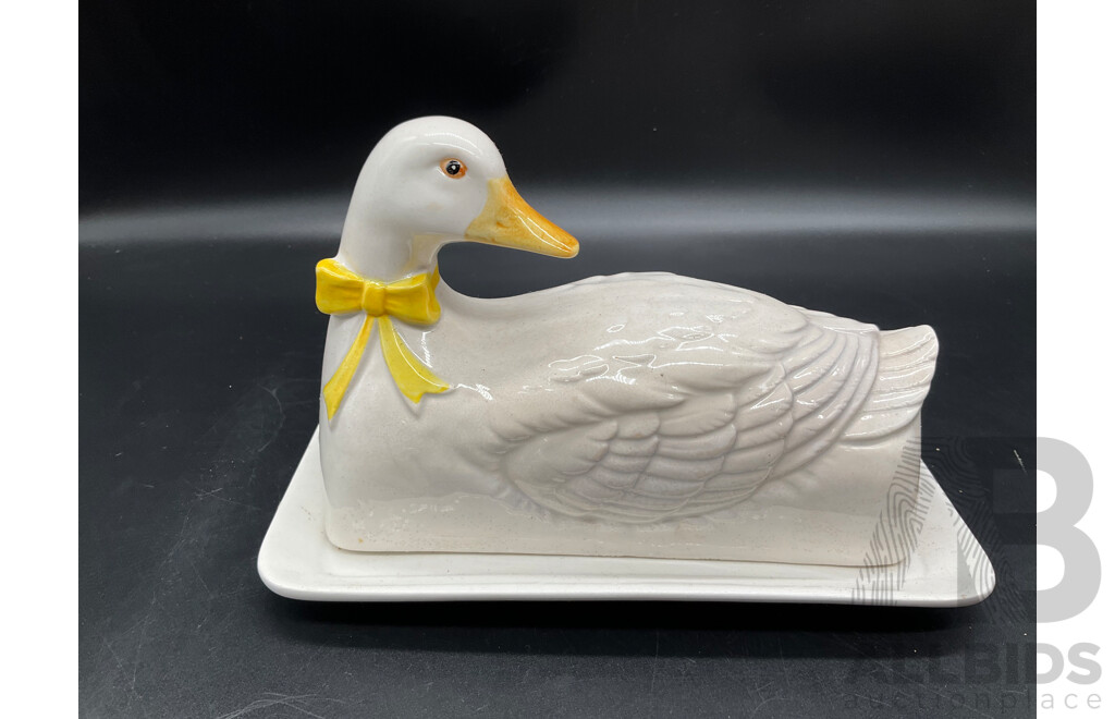 Collection of Vintage Ceramics, Including Plates, Cups, Saucers and Serving Dishes