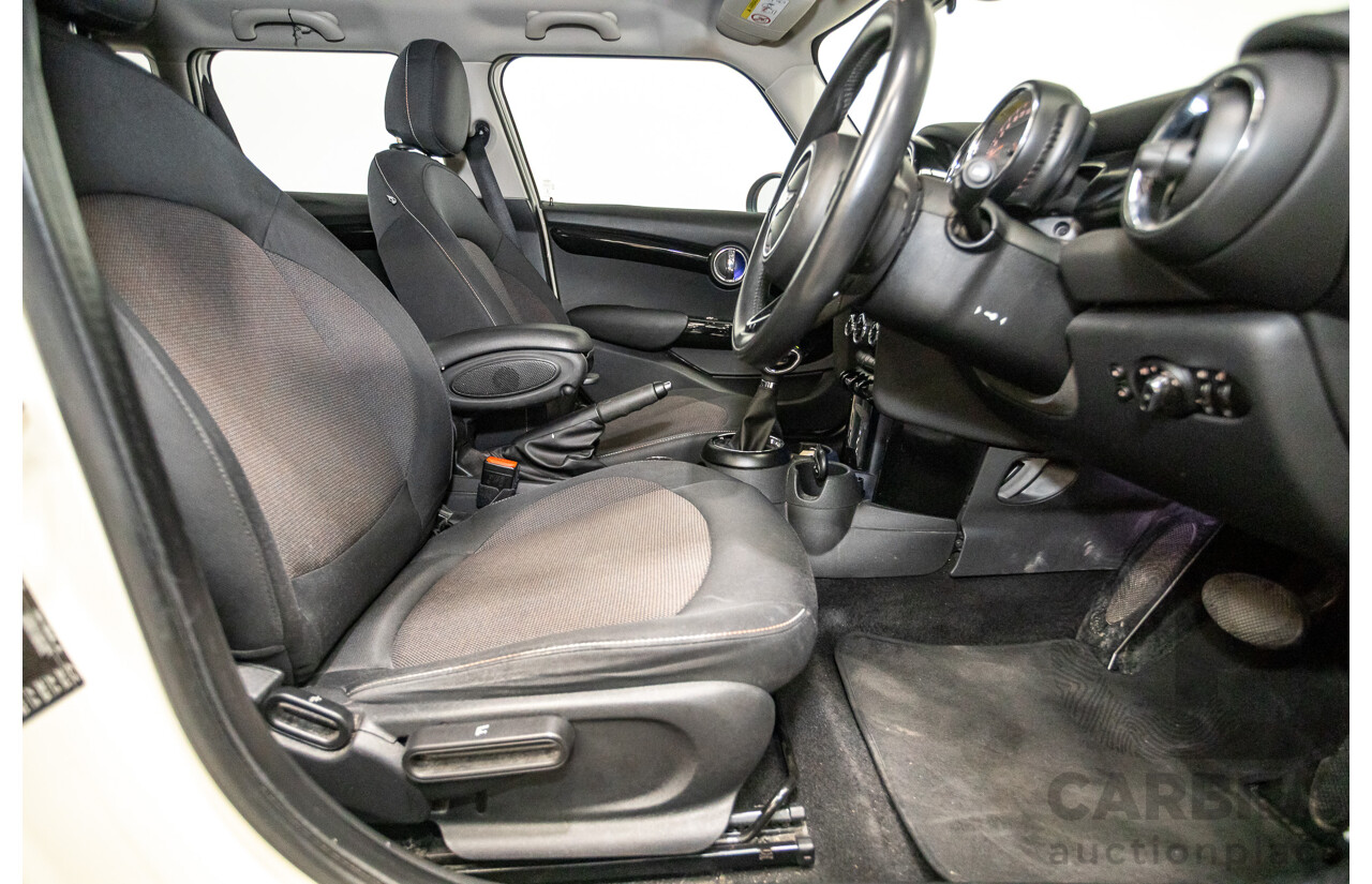 9/2015 Mini Cooper F55 5D Hatchback Pepper White Turbo 1.5L