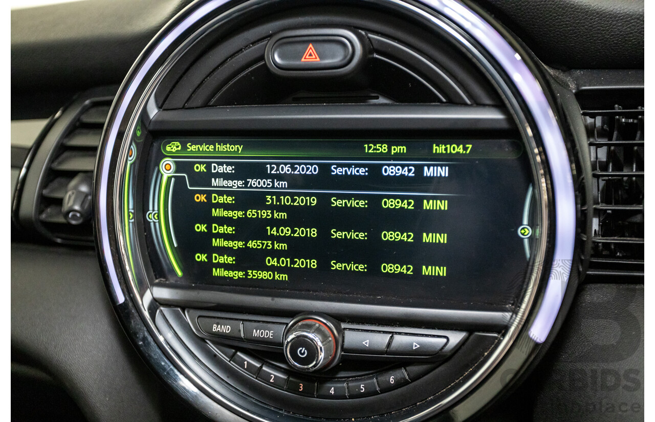 9/2015 Mini Cooper F55 5D Hatchback Pepper White Turbo 1.5L