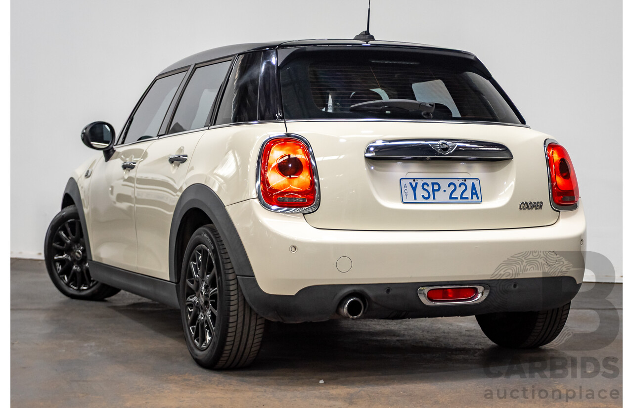 9/2015 Mini Cooper F55 5D Hatchback Pepper White Turbo 1.5L