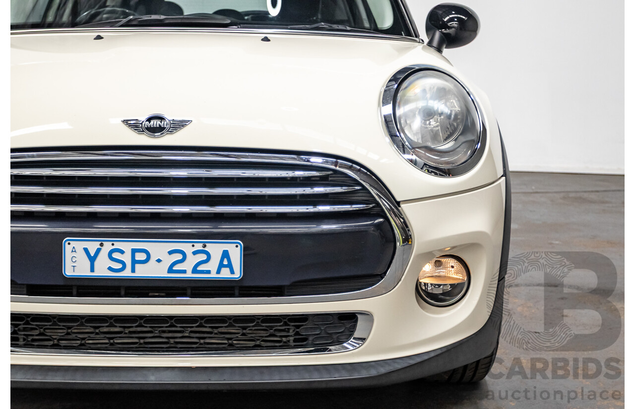 9/2015 Mini Cooper F55 5D Hatchback Pepper White Turbo 1.5L