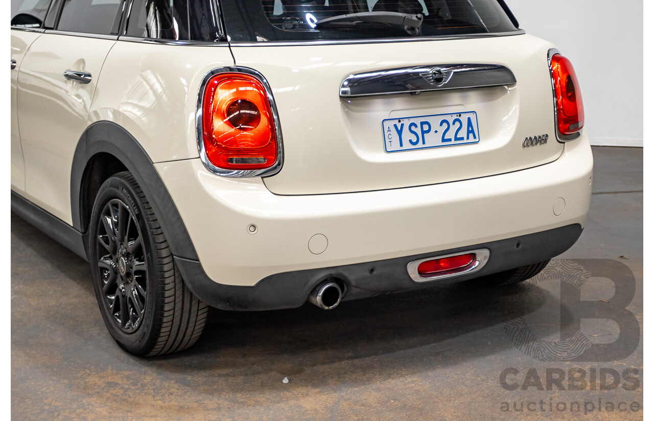 9/2015 Mini Cooper F55 5D Hatchback Pepper White Turbo 1.5L