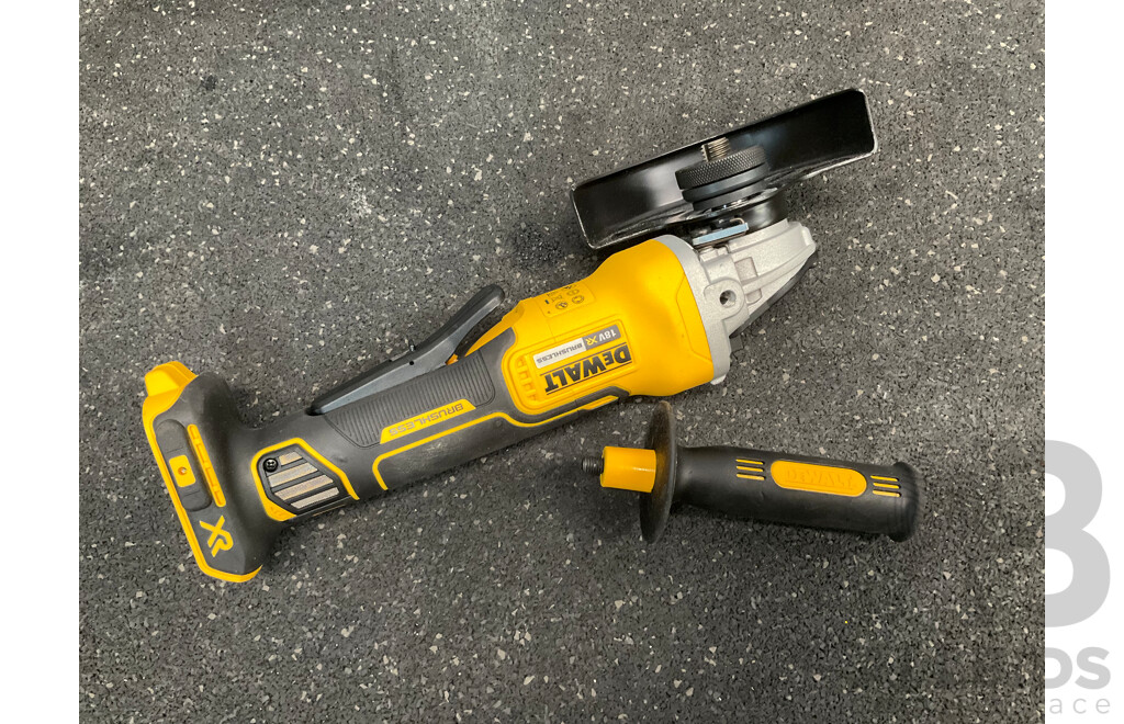DeWALT 18V XR Brushless 125mm Angle Grinder (DCG406) Skin Only - ORP $389